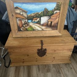 Chest And Painting 