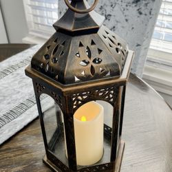 Lantern With Led Candle
