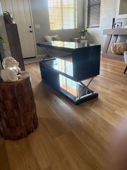 Black Gloss entry table or tv console