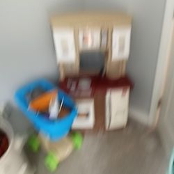 Kids kitchen N Cart