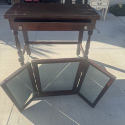 Antique 3 way Macky Furn. Vanity H31x 36x20