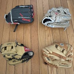 Baseball Glove Lot