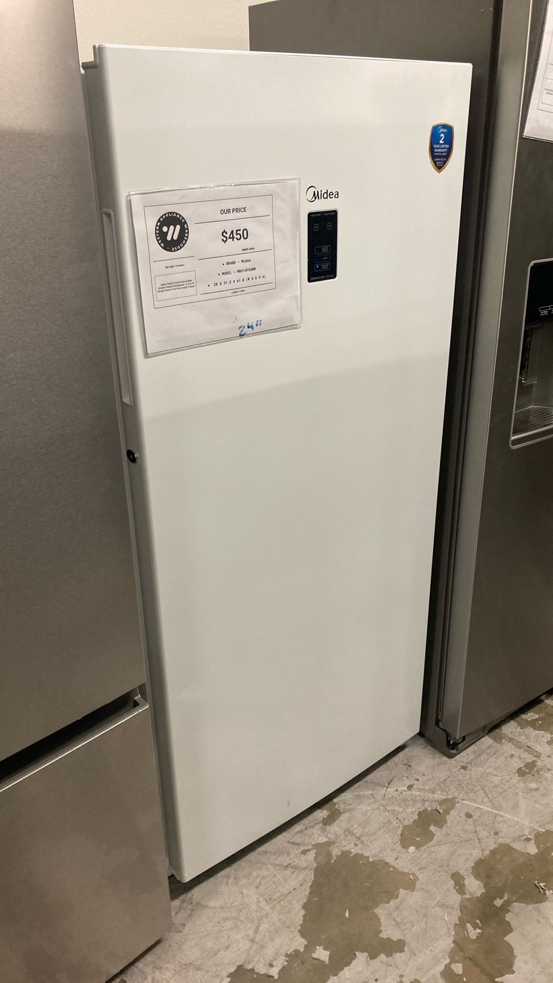 Midea Upright Freezer Or Refrigerator
