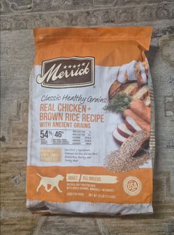 Merrick Classic Healthy Grains Chicken & Brown Rice 25lb