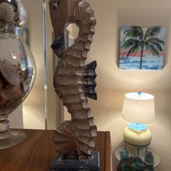 Wooden seahorse! 