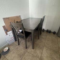 Dining Table - 3 Chairs