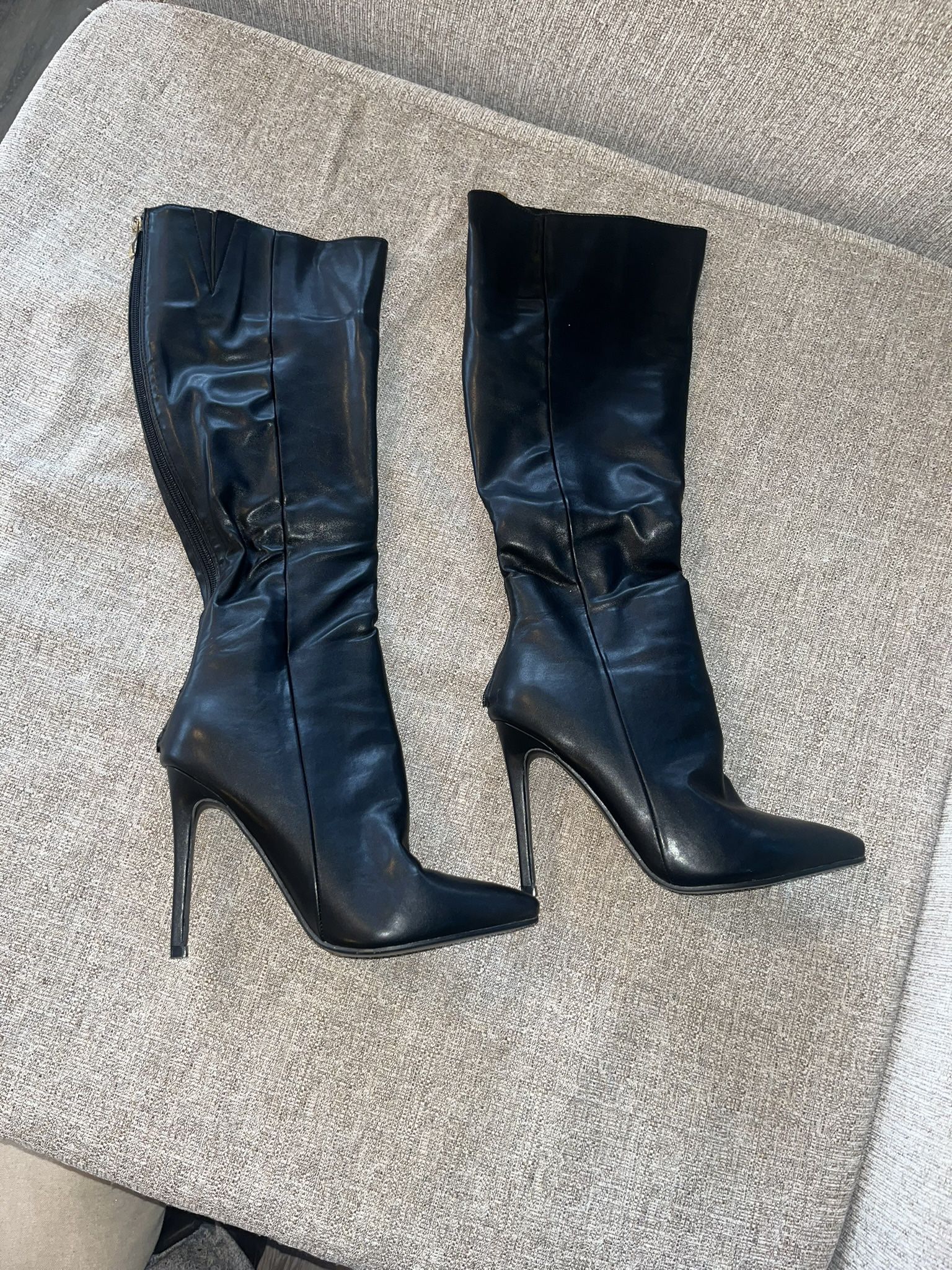 Women’s Leather Stiletto Boots