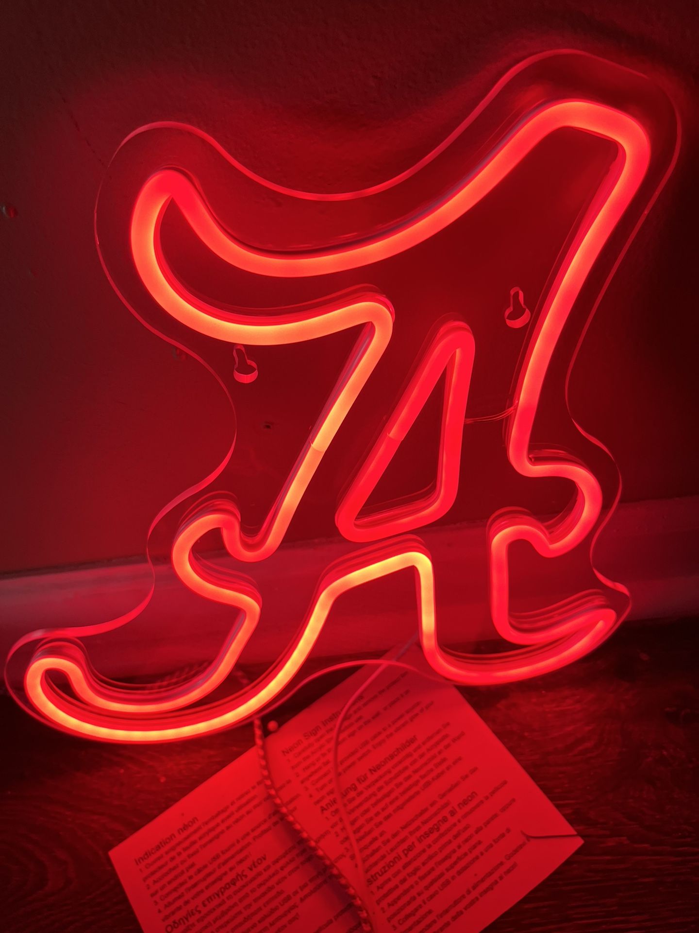 Bama A Neon Sign