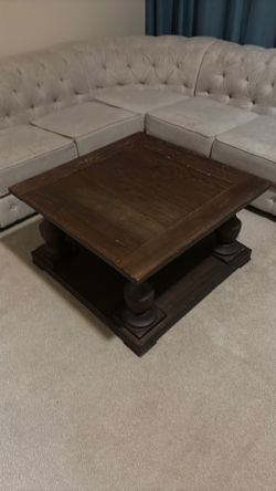 Square coffee table