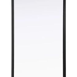 Elegant Lighting Remy 30"x 48" Rectangular Flat Medium Density Fiberboard (MDF) Framed Accent Mirror