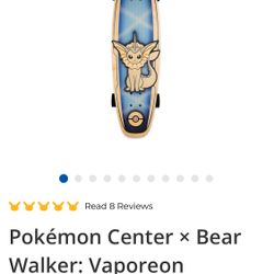 Pokémon Center × Bear Walker: Vaporeon Skateboard New Sealed