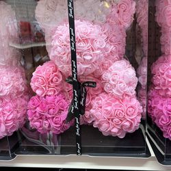 Valentines Day Flower Bear Gift