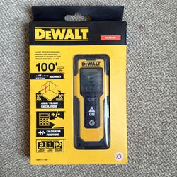 DeWALT laser distance measurer. Feet-inch- m
