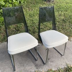 Vintage Mid Century 70s Smoked Daystrom Chairs 