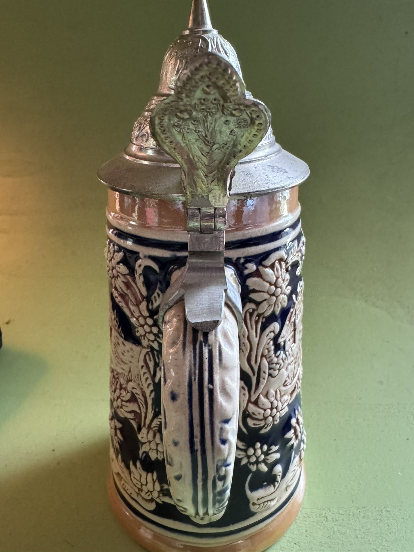Vintage West Germany HEIDELBERG Lidded Beer Stein