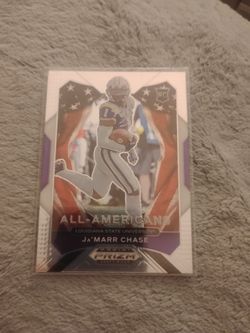 Jamar Chase rookie card