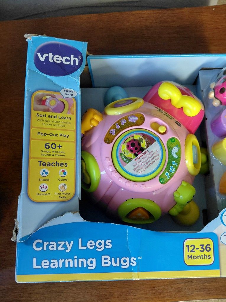 Crazy Legs Learning Bugs Pink