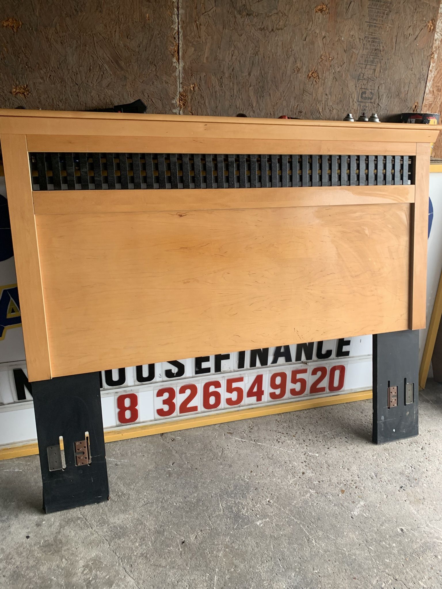 Headboard and dresser mirror vintage