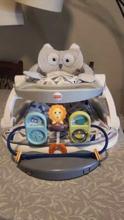 Fisher-Price Owl Baby Sit-Me-Up Floor Seat