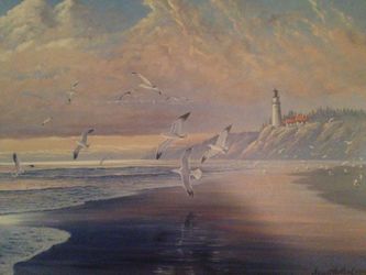 BEAUTIFUL PEACEFUL PICTURE OF THE RELAXING WAVES