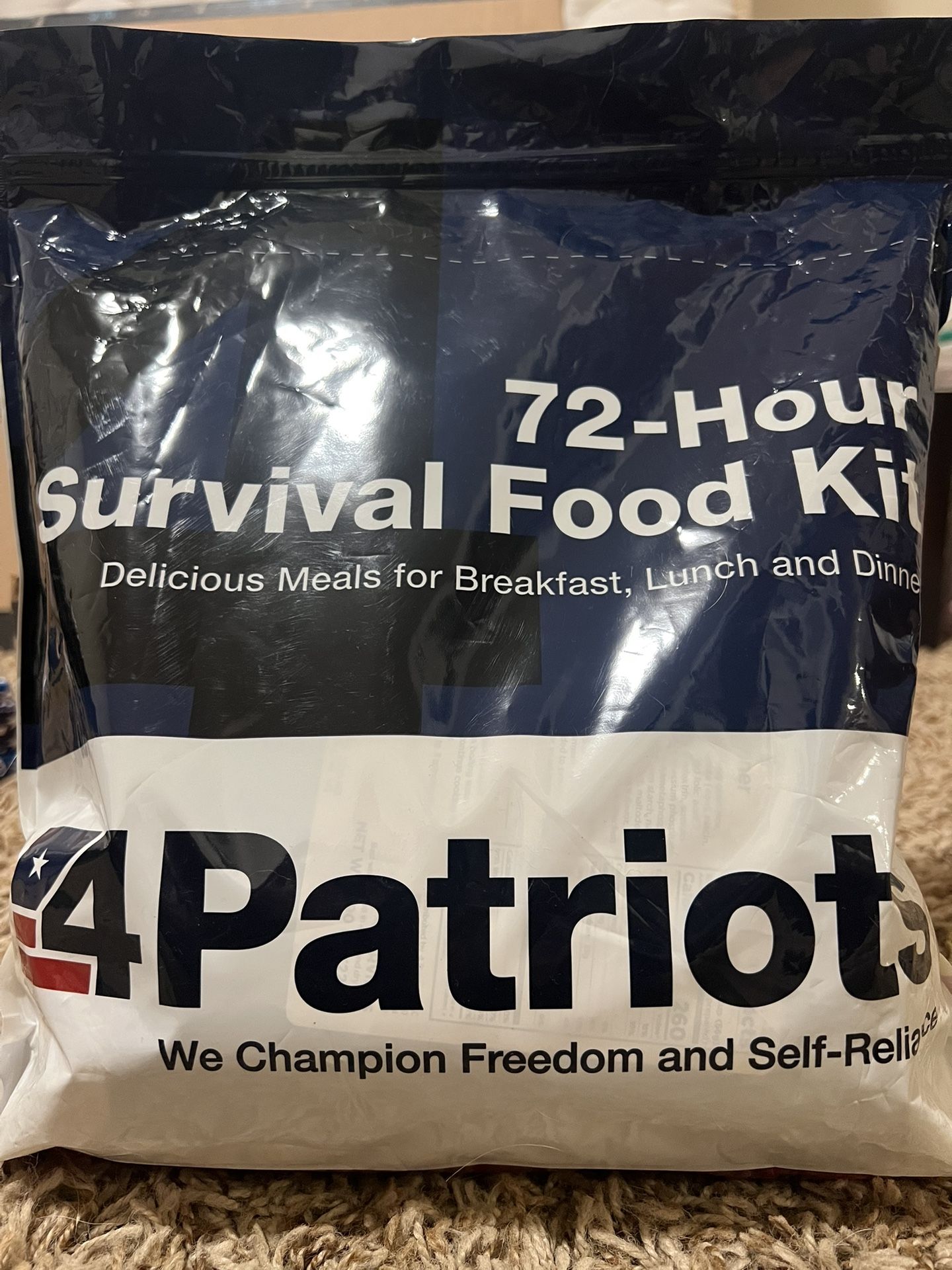 4 Patriots - 72 Hour Survival Food Kit