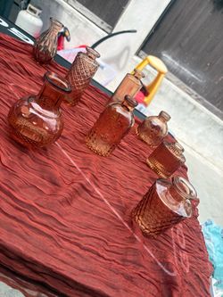 Bud Vases Amber