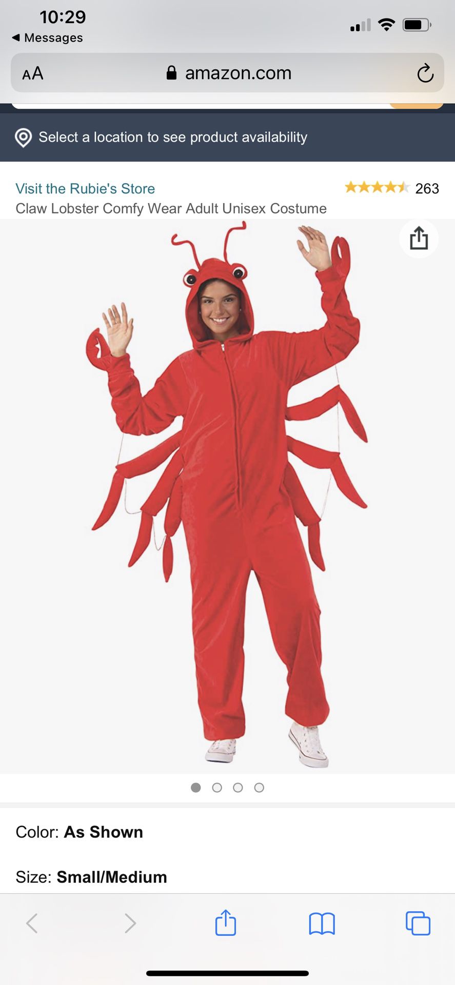 Crab Halloween Costume