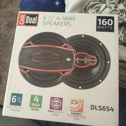 6 1/2 4 Way Speakers Brand New Never Used
