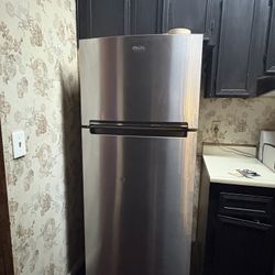 Whirlpool Silver Fridge