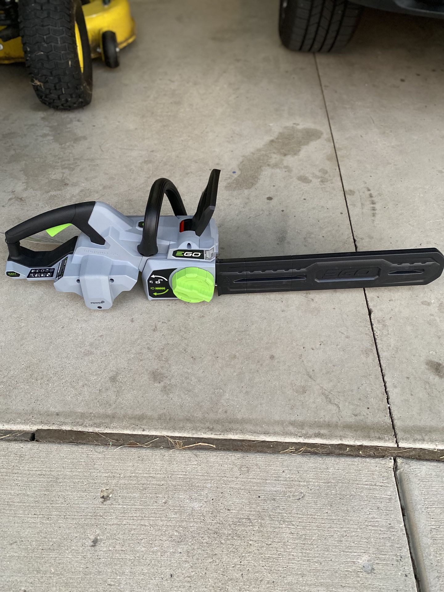 Ego Power Chainsaw With Charger and battery