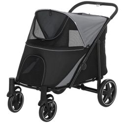 Dog Stroller for Large Medium Small Dogs up to 66 Lbs