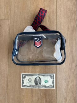 U.S. Soccer Clear Crossbody Bag