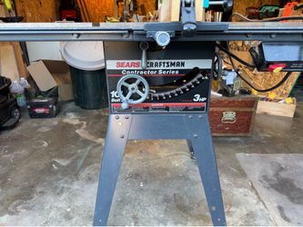 Craftsman 113 10” Cast Iron Table Saw - Upgraded Fence & Link Belt