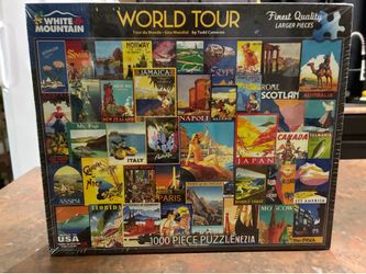 White Mountain world tour puzzle