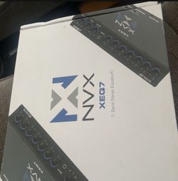 NVX XEQ7 7-Band Graphic Equalizer with Dual Auxiliary Input