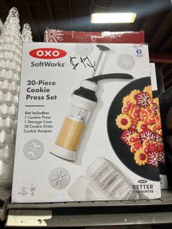 OXO SoftWorks 20-Piece Cookie Press Set