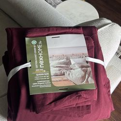 NEW 100% Organic Cotton Duvet Cover 