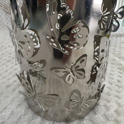 Butterflies Candle Sleeve 3D Cutout Metal 