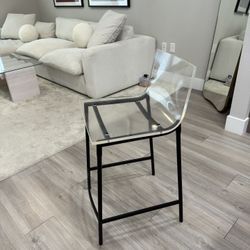 CB2 Acrylic Barstools 
