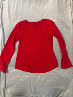 Youth girls medium 7/8 long sleeve shirt
