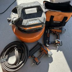 RIDGID Compressor Nailer Set 
