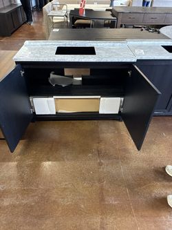 Four hands 48” Marble Top Bathroom Vanity