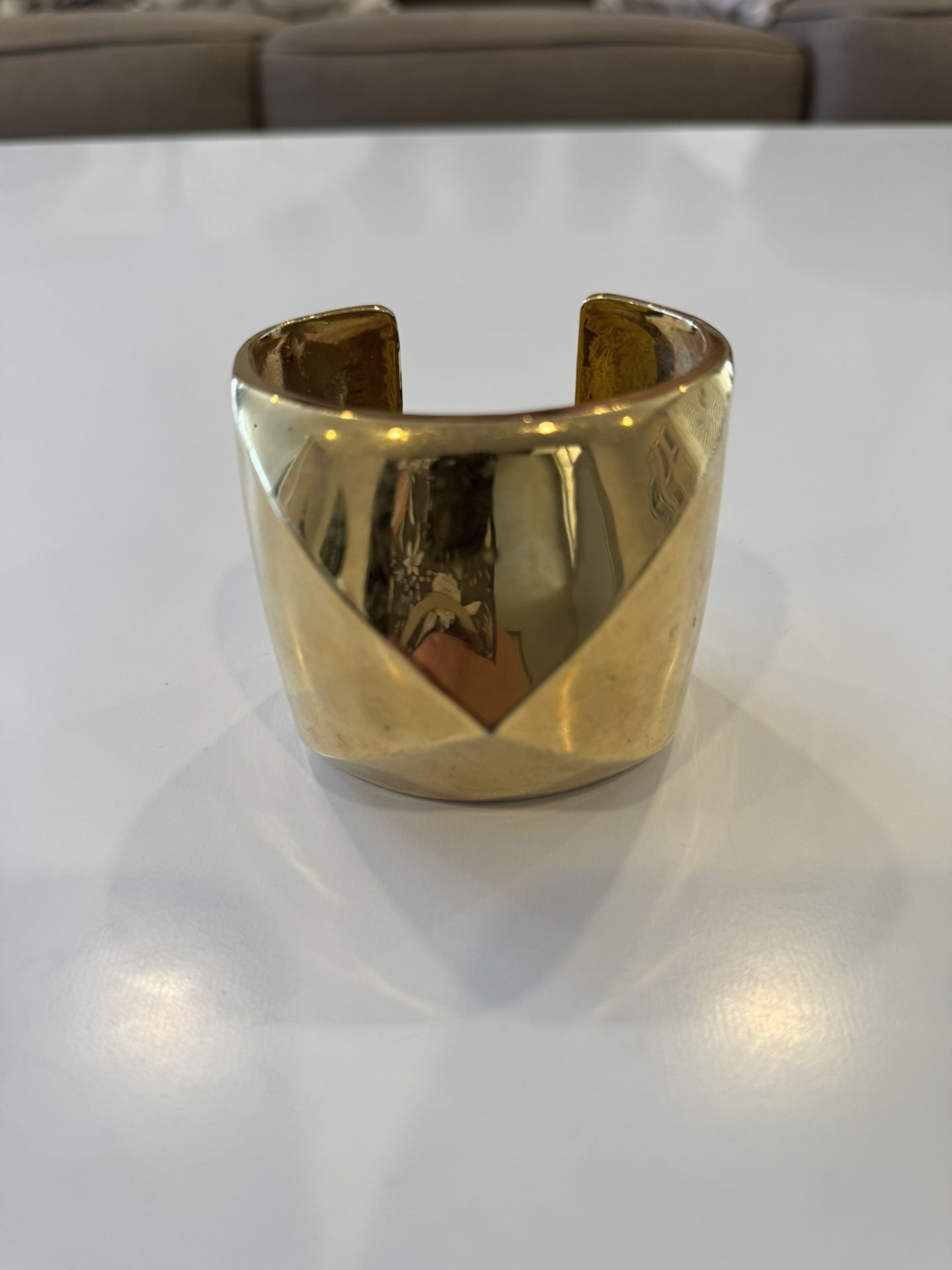 St. John gold plated cuff size 8