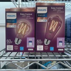 Phillips Smart Led Light Bulbs With WiFi Alexa Bluetooth , GE Reveal Led , GE Full Color 