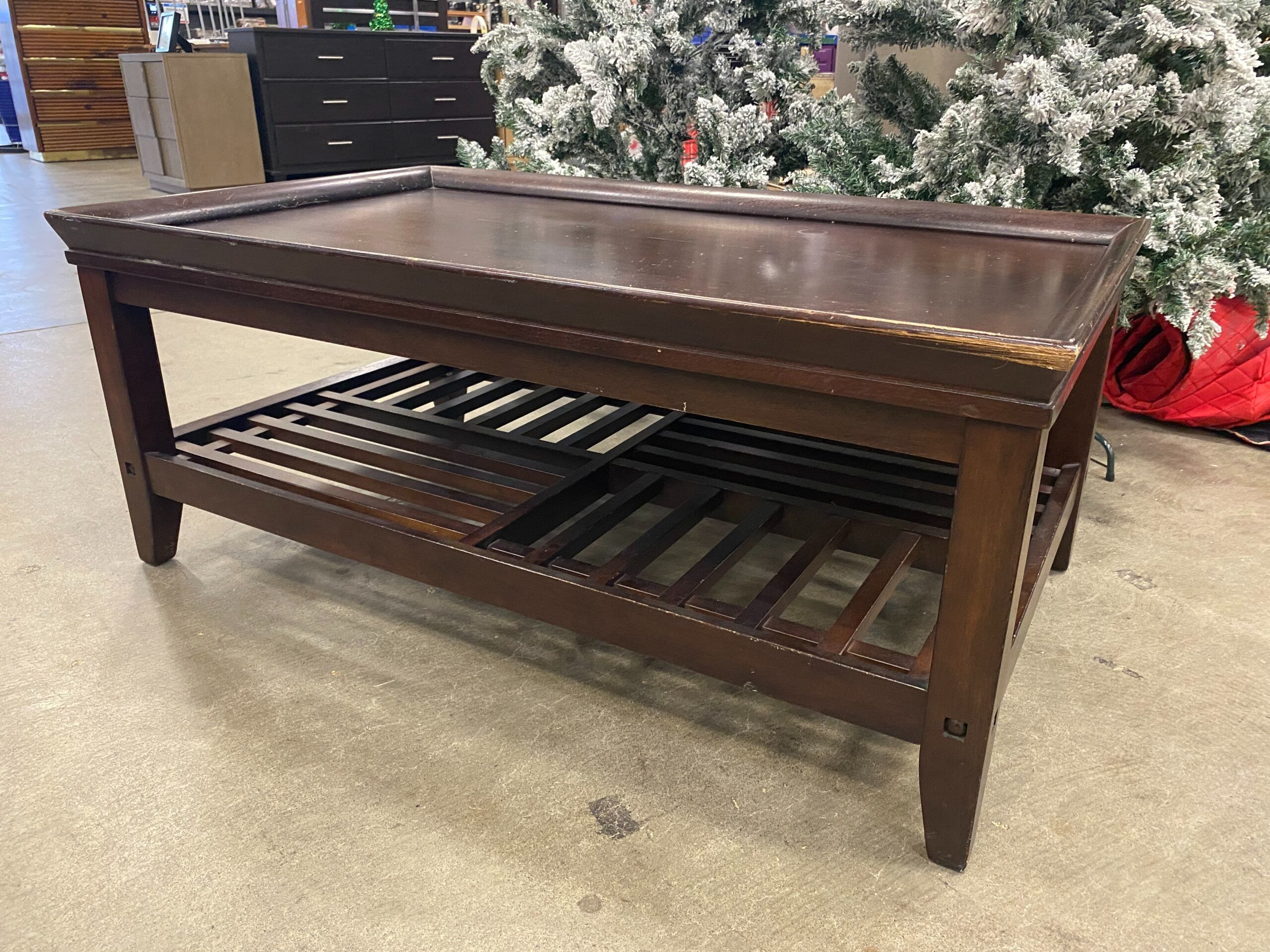 Java Finished 2 Tier Coffee Table