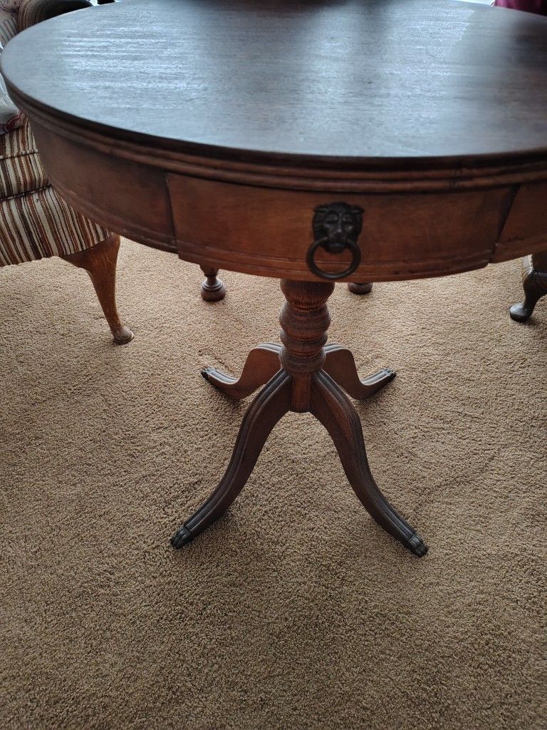 Antique Lamp Table