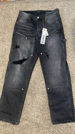 purple jeans