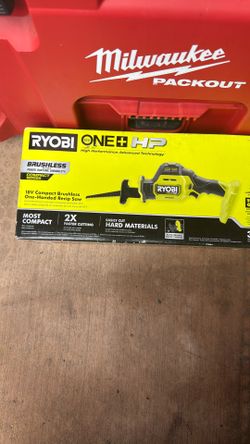RYOBI Brushless 18v One- -handed Recip Saw (NEW) 