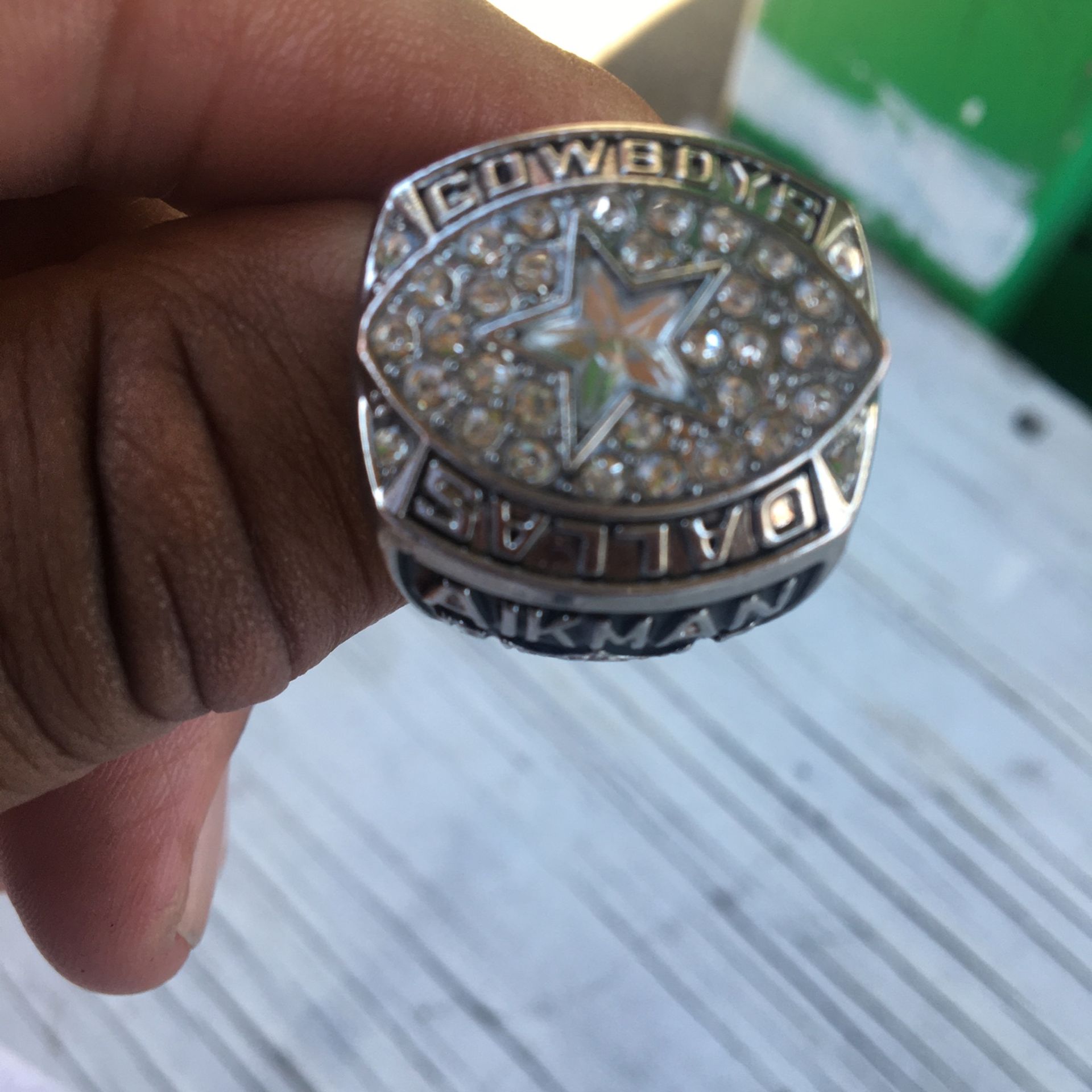 Size 10 Troy Aikman Super Bowl Ring.