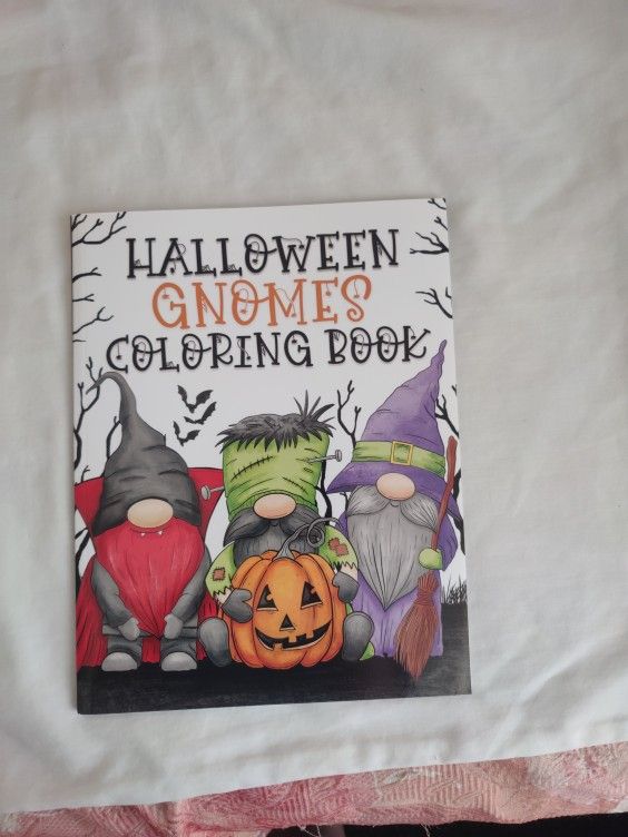 Gnomes Halloween Coloring Book